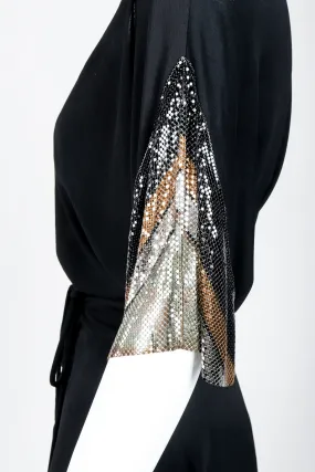 Disco Sleeve Wrap Dress
