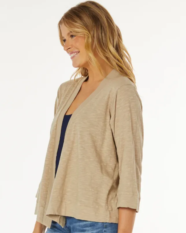 Easy 3/4 Sleeve Cardigan