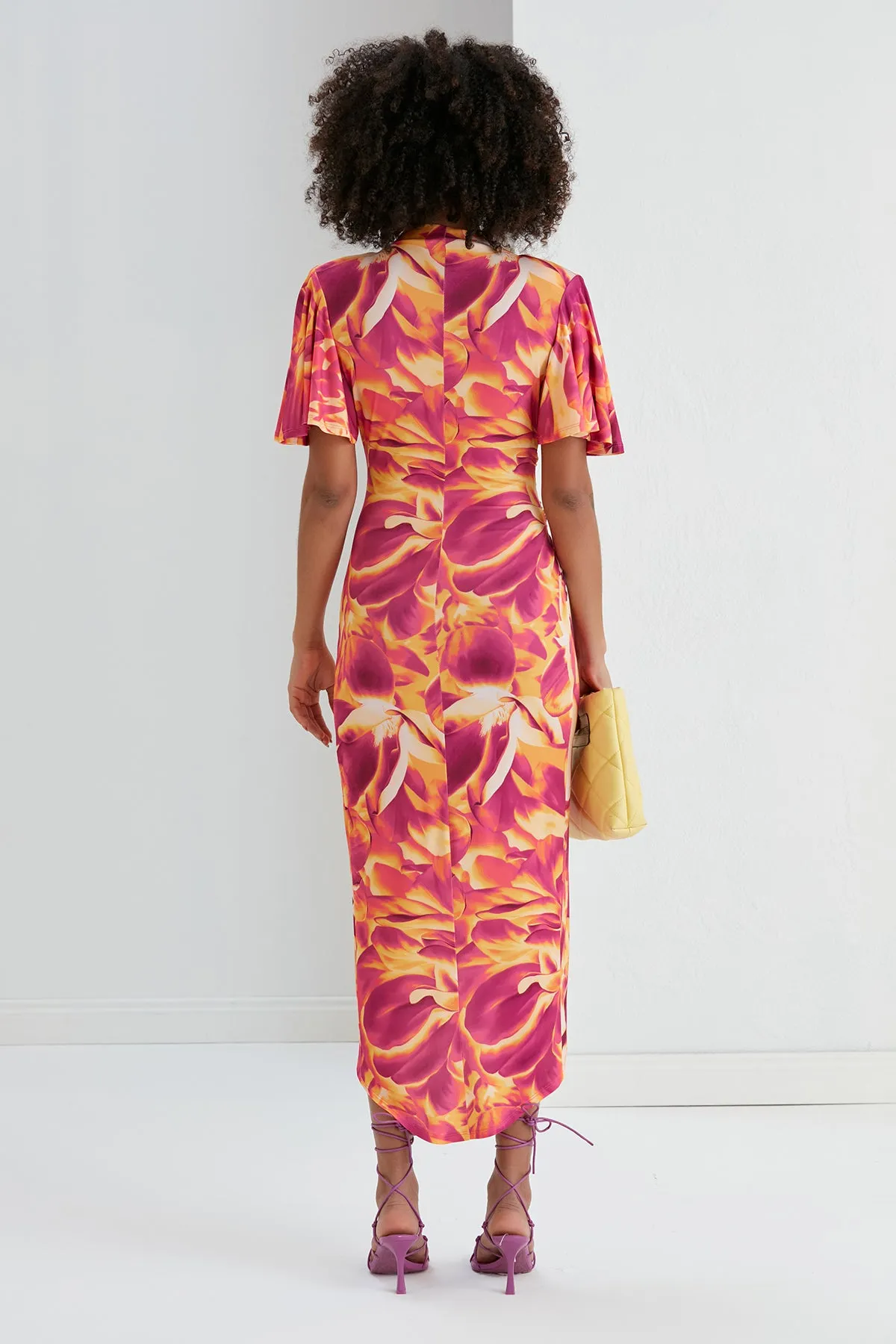 Forever Angel Sleeve Dress