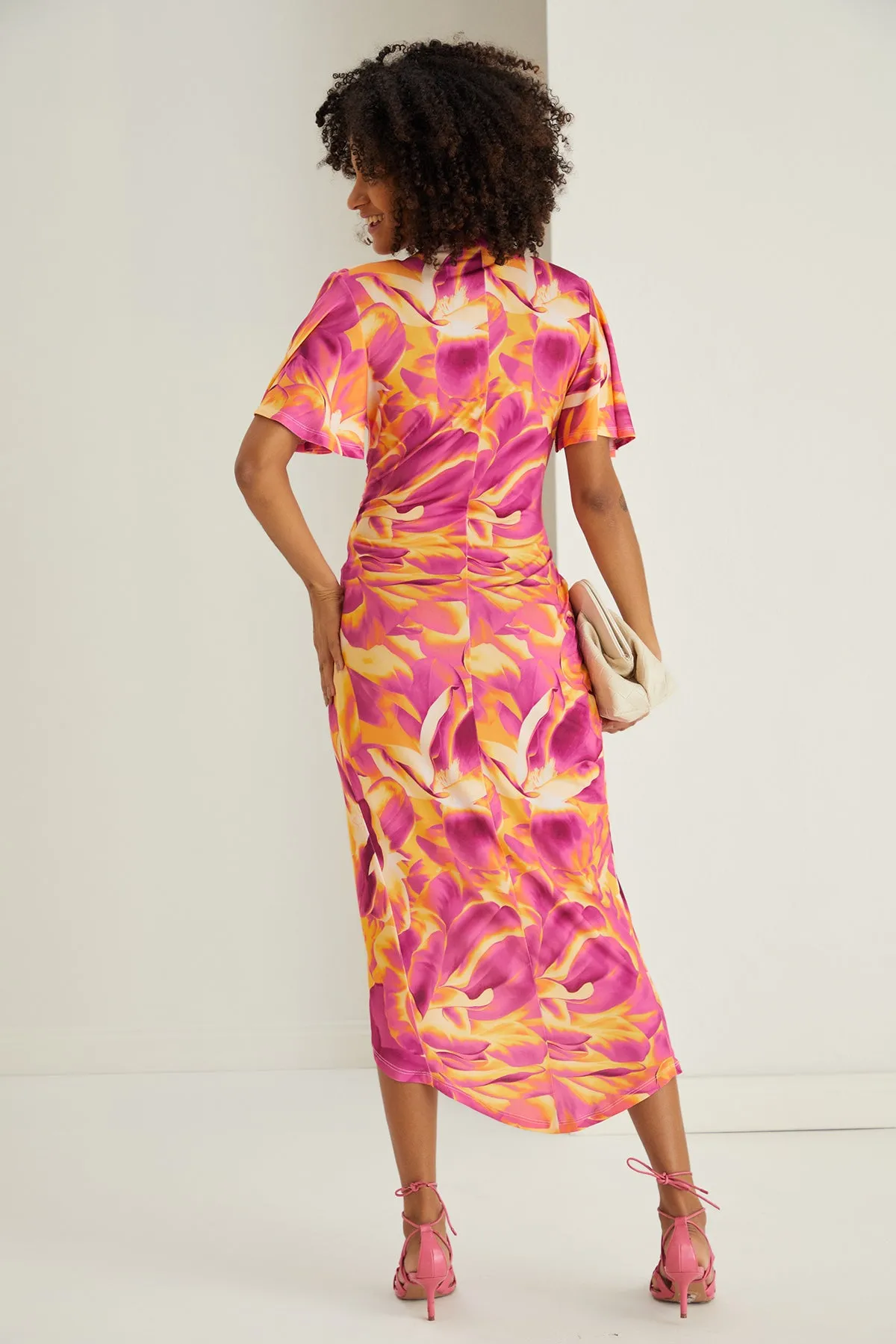 Forever Angel Sleeve Dress