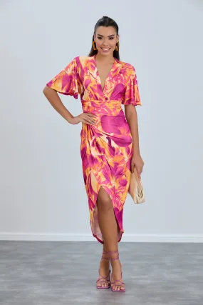 Forever Angel Sleeve Dress