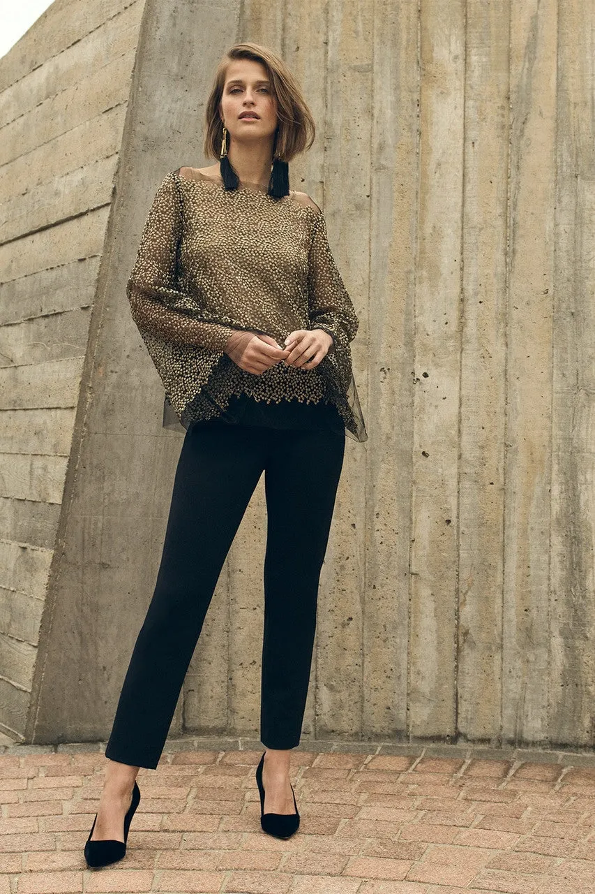 Grenada Knit Crepe Ankle Pants