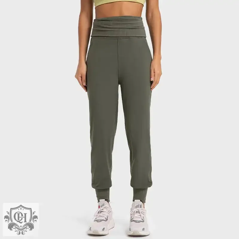 Ribbed High Waist Yoga Pants