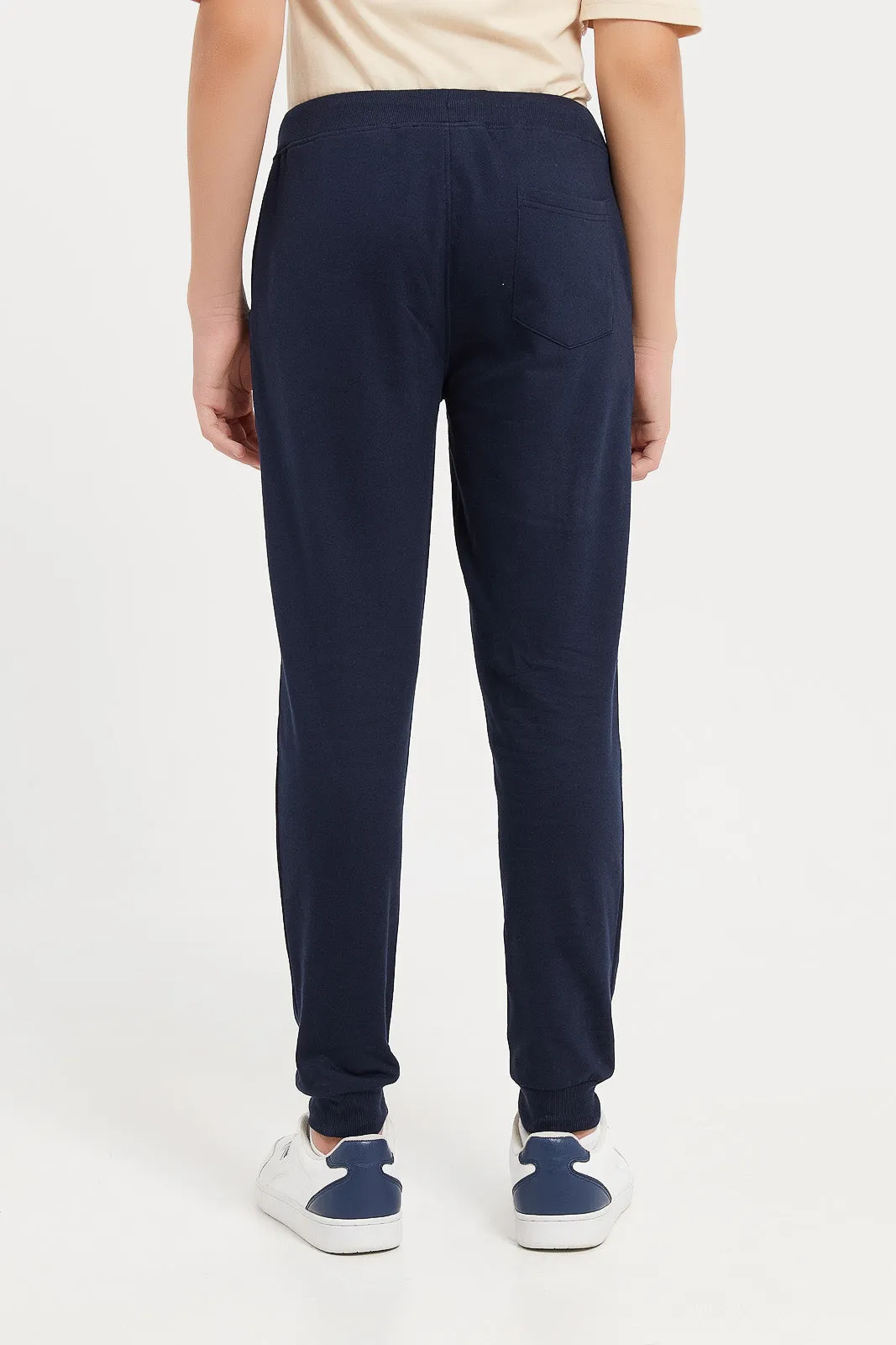 Senior Boys Navy One Piece Active Pants