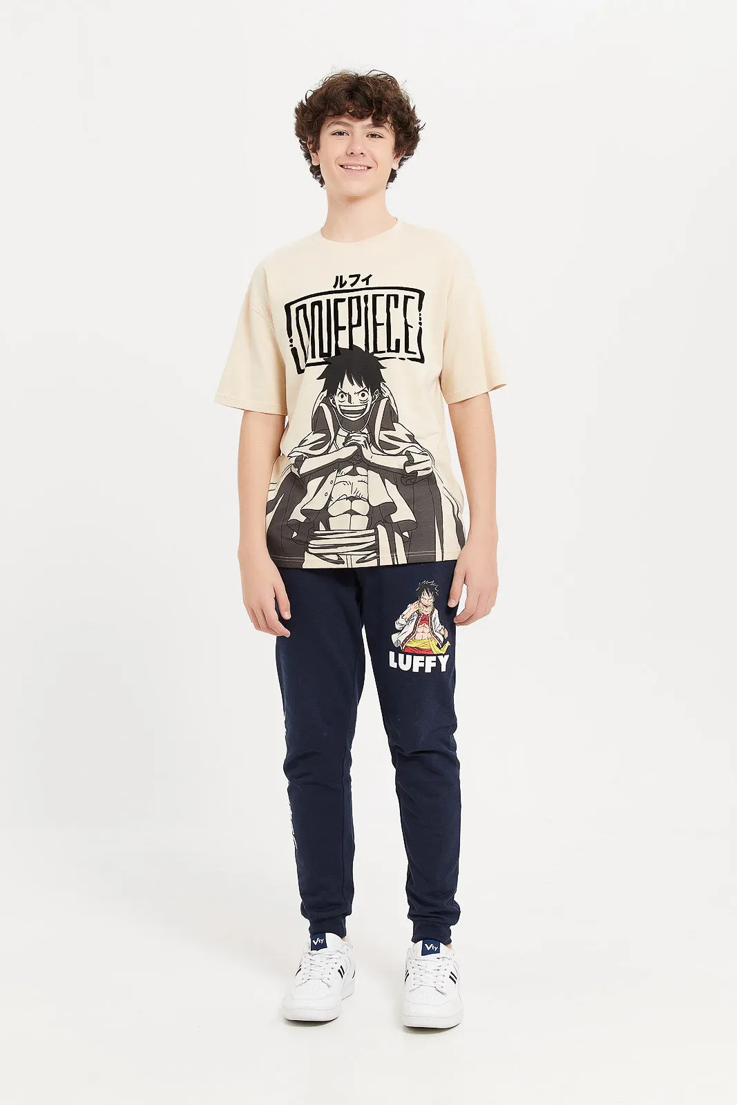 Senior Boys Navy One Piece Active Pants