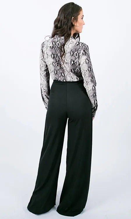 Windsor High Waist Pants - Black